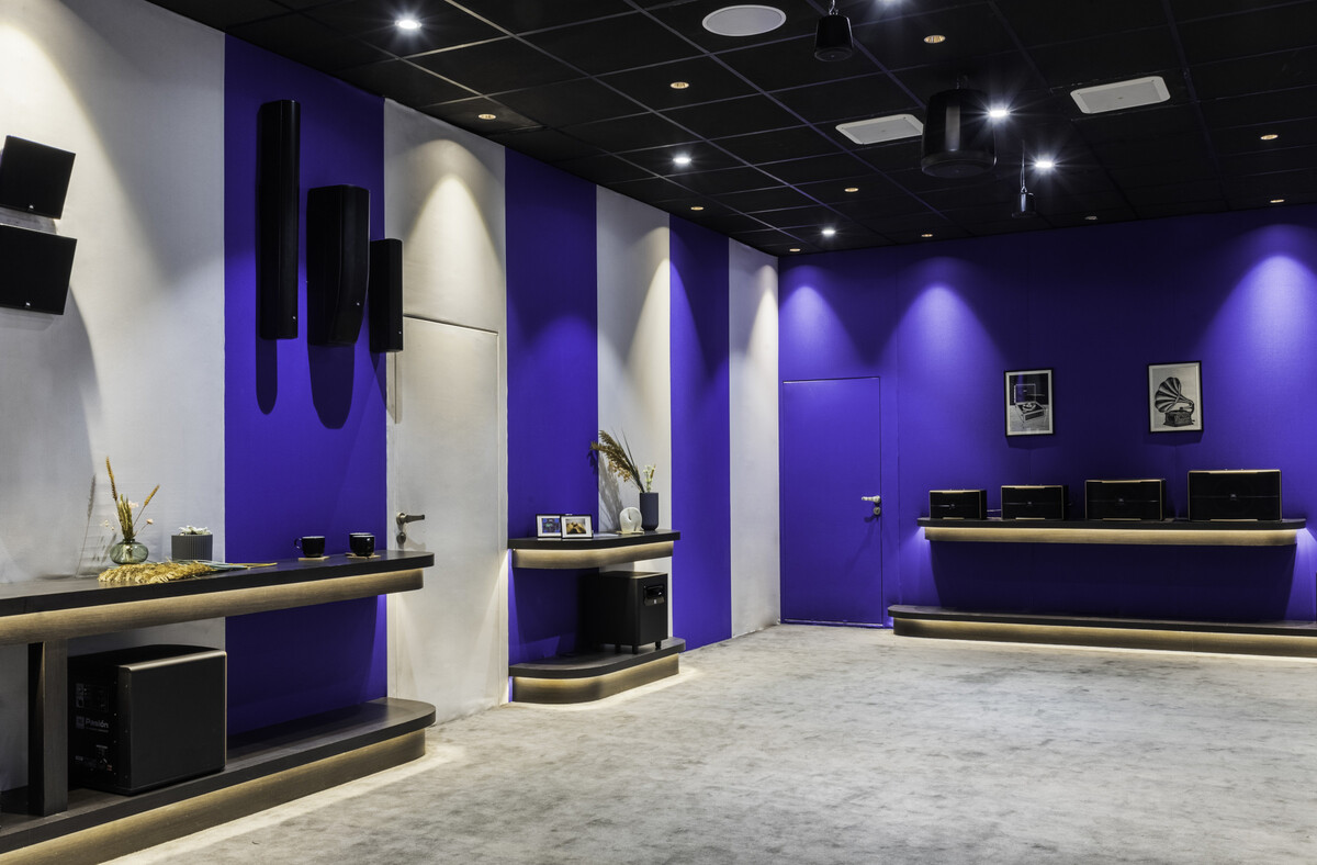 audio experience centre for apex solutions