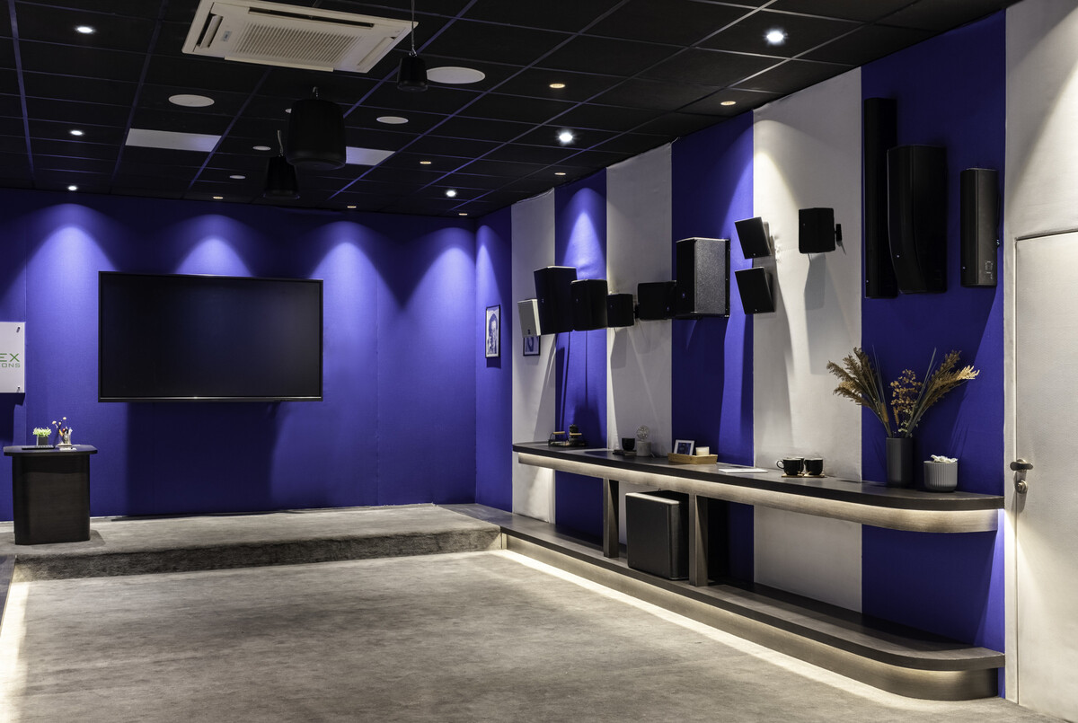 audio experience centre for apex solutions